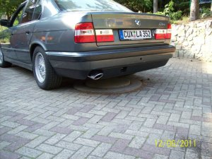 BMW Fundo Felge in 7.5x15 ET 20 mit Uniroyal Ralley 440 Reifen in 225/60/15 montiert hinten Hier auf einem 5er BMW E34 520i (Limousine) Details zum Fahrzeug / Besitzer