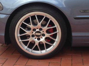 Stahlblaue Performance Limo - 3er BMW - E46
