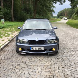 Stahlblaue Performance Limo - 3er BMW - E46