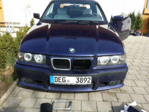 Blaue Schlumpfine oben ohne :) - 3er BMW - E36 Blaue Schlumpfine oben ohne :) - 3er BMW - E36