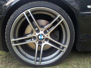 BMW M 313 Felge in 8x19 ET 37 mit Hankook S1 evo Reifen in 225/35/19 montiert vorn Hier auf einem 3er BMW E46 330i (Coupe) Details zum Fahrzeug / Besitzer