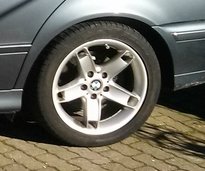 BMW BMW Styling 49 Felge in 8x17 ET 20 mit Hankook S1 EVO V2 Reifen in 235/45/17 montiert hinten Hier auf einem 5er BMW E39 540i (Limousine) Details zum Fahrzeug / Besitzer