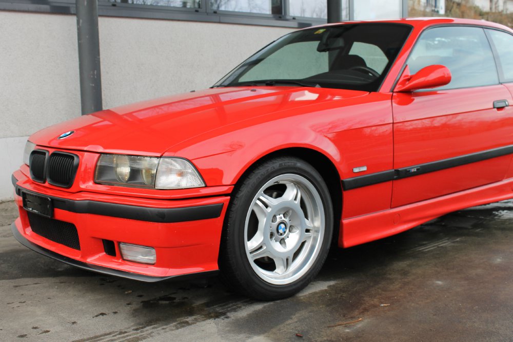 M3 E36 3.2 Coupe hellrot - 1997 , manuell - 3er BMW - E36