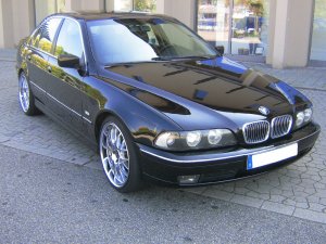 Bmw e39 Schwarz mit Asa Chromfelgen Neu Aufbau - 5er BMW - E39 Bmw e39 Schwarz mit Asa Chromfelgen Neu Aufbau - 5er BMW - E39