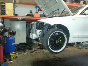 kleine weisse PP Rakete - 1er BMW - E81 / E82 / E87 / E88