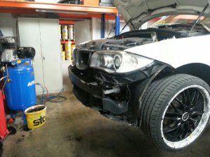 kleine weisse PP Rakete - 1er BMW - E81 / E82 / E87 / E88