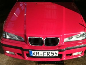 E36 compact Erst Fashion ROT -- Jetzt SCHWARTZ MAT - 3er BMW - E36