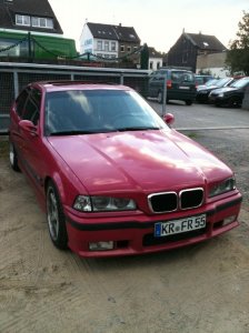 E36 compact Erst Fashion ROT -- Jetzt SCHWARTZ MAT - 3er BMW - E36