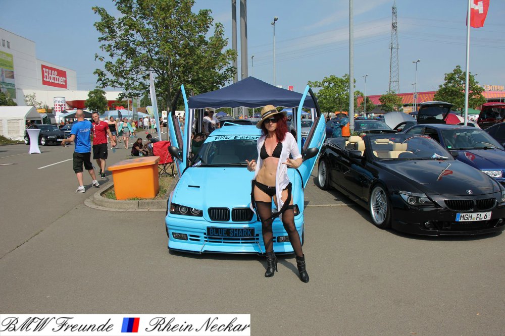 Blue Shark goes on V8 #Bollerwagen - 3er BMW - E36