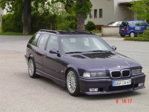 first BMW -- e36 touring M-tech technoviolett - 3er BMW - E36