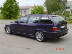 first BMW -- e36 touring M-tech technoviolett - 3er BMW - E36