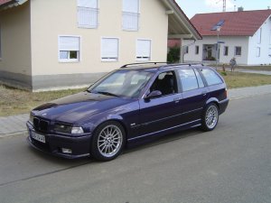 first BMW -- e36 touring M-tech technoviolett - 3er BMW - E36