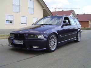 first BMW -- e36 touring M-tech technoviolett - 3er BMW - E36