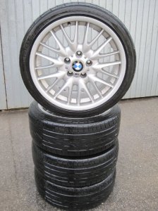 BMW Styling 72 Felge in 8x18 ET 47 mit Michelin  Reifen in 225/40/18 montiert hinten Hier auf einem 3er BMW E46 316i (Limousine) Details zum Fahrzeug / Besitzer