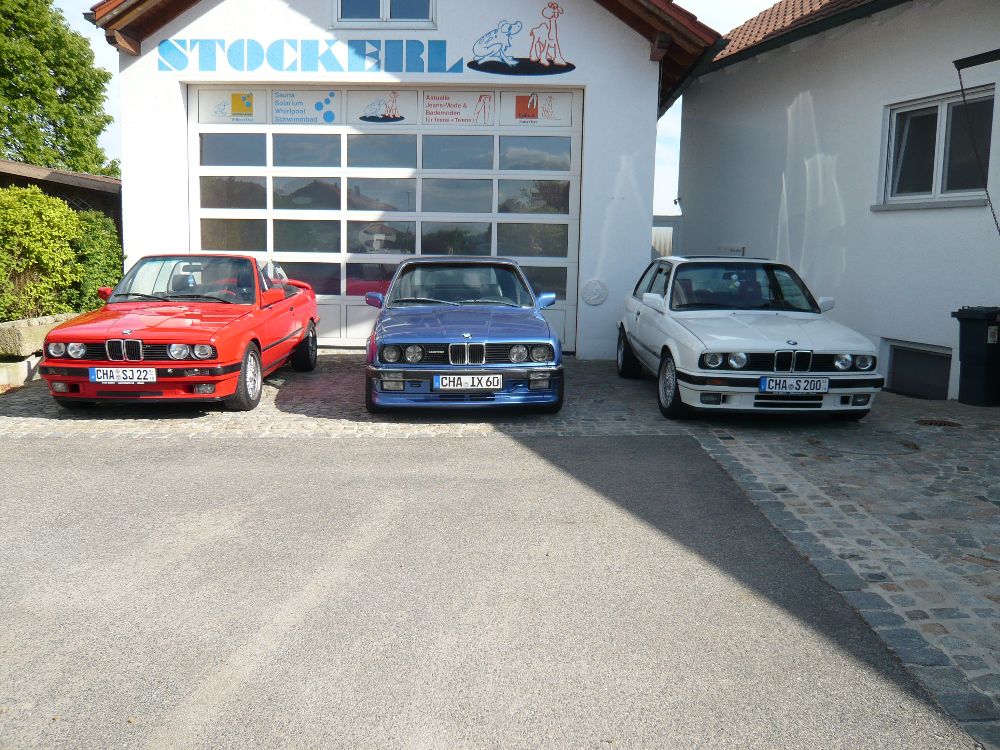 E30 Cabrio in rot - 3er BMW - E30