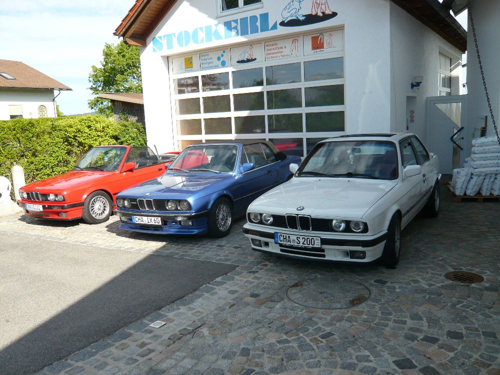 E30 Cabrio in rot - 3er BMW - E30