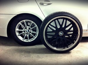 royal wheels GT Felge in 9.5x20 ET  mit Dunlop SP SportMaxx 01 Reifen in 255/30/20 montiert hinten Hier auf einem 5er BMW E60 525d (Limousine) Details zum Fahrzeug / Besitzer
