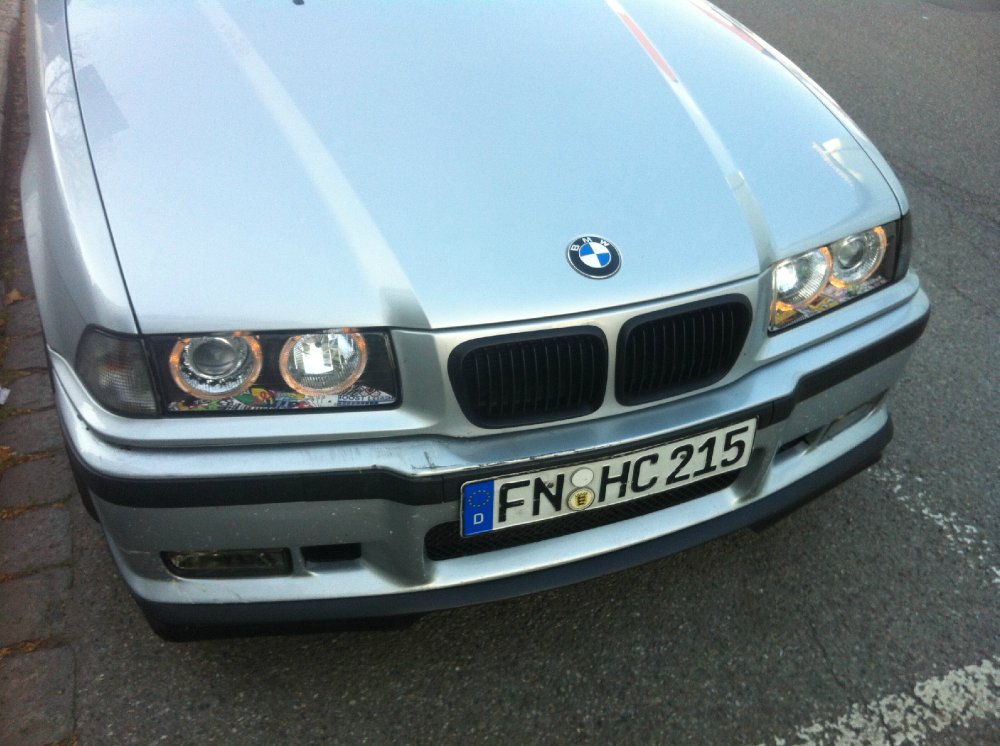 Bmw 320i StanceWorks red silver - 3er BMW - E36