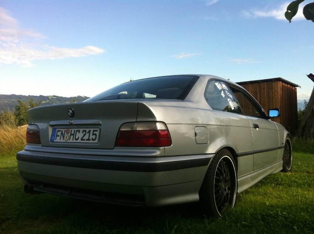 Bmw 320i StanceWorks red silver - 3er BMW - E36