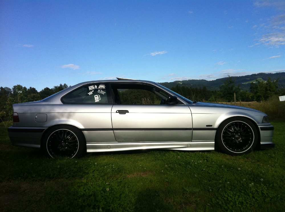 Bmw 320i StanceWorks red silver - 3er BMW - E36