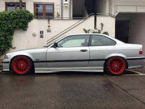 Bmw 320i StanceWorks red silver - 3er BMW - E36 Bmw 320i StanceWorks red silver - 3er BMW - E36