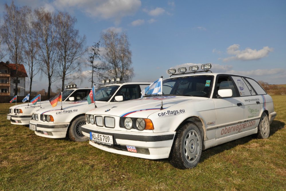 Rallye-Fahrzeug E34 Touring Team Eschagore - 5er BMW - E34