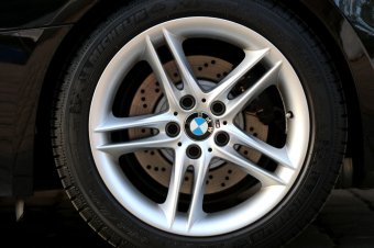 BMW M GmbH Styling 224 M Doppelspeiche Felge in 9x18 ET 30 mit Michelin Pilot Alpin PA4 Reifen in 255/40/18 montiert hinten Hier auf einem Z4 BMW E86 M3.2 (Coupe) Details zum Fahrzeug / Besitzer