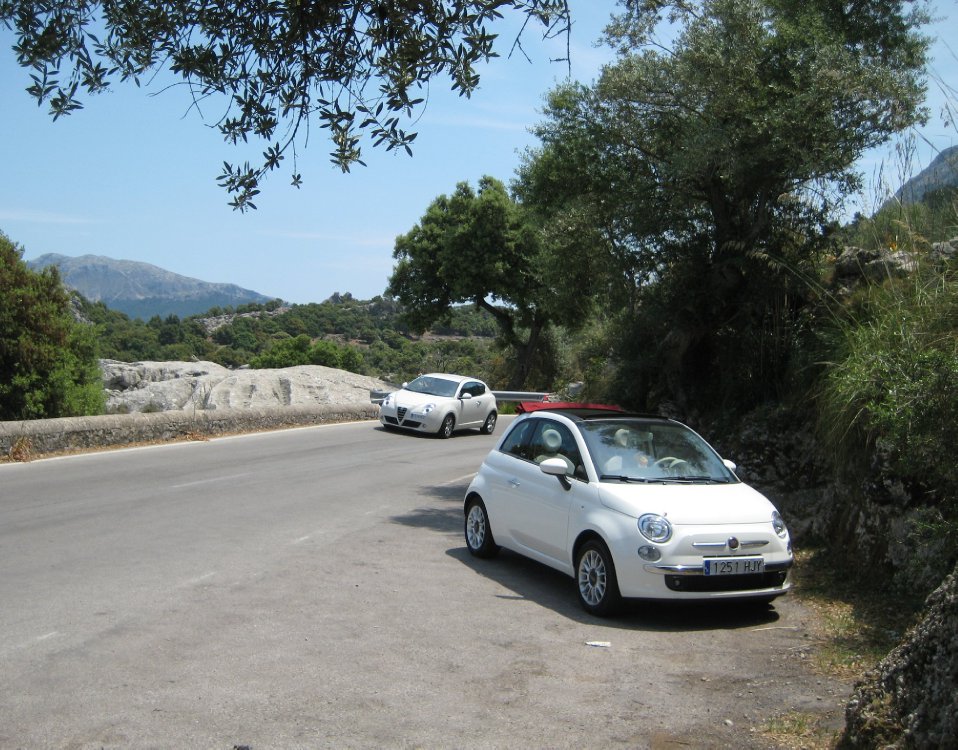 Fiat 500c auf Mallorca - sonstige Fotos