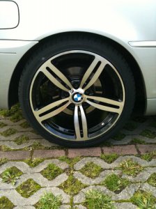 BMW  Felge in 9.5x18 ET  mit BMW M6 Reifen in 245/35/18 montiert hinten Hier auf einem 3er BMW E46 320d (Coupe) Details zum Fahrzeug / Besitzer