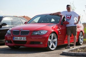 Unser Roter Pampersbomber - 3er BMW - E90 / E91 / E92 / E93 Unser Roter Pampersbomber - 3er BMW - E90 / E91 / E92 / E93