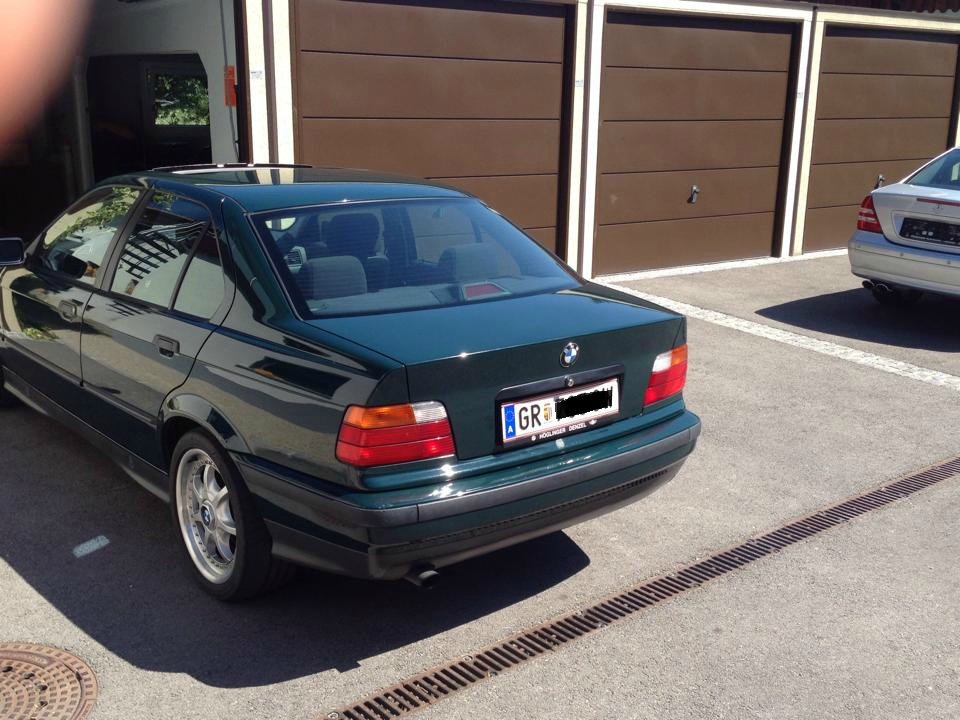 320i Limo Dunkelgrn - 3er BMW - E36