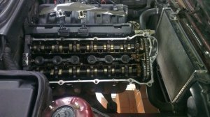 umbau von 520 auf 525i Calypso Rot und Borbet A - 5er BMW - E34