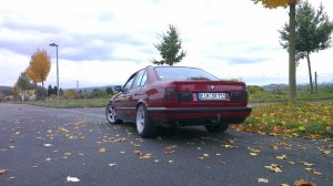 umbau von 520 auf 525i Calypso Rot und Borbet A - 5er BMW - E34