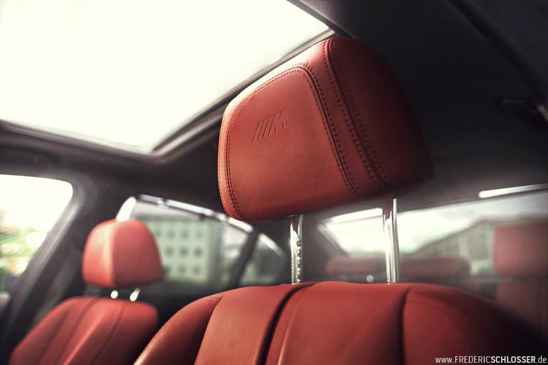 M3 in Weiss war orange, Aluminiummatt und schwarz - 3er BMW - E90 / E91 / E92 / E93