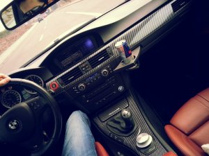 M3 in Weiss war orange, Aluminiummatt und schwarz - 3er BMW - E90 / E91 / E92 / E93