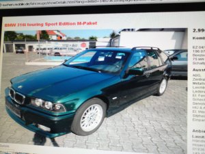 "Grner Hpfer" 316i - 3er BMW - E36