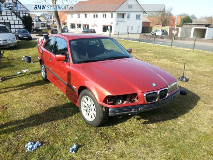 Mein 1.6er Coupe in Sierrarot Metallic - 3er BMW - E36