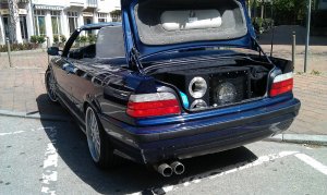 E36 328i Cabrio Montrealblau Metallic - 3er BMW - E36