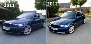 Topasblau mit weien Akzenten - 3er BMW - E46
