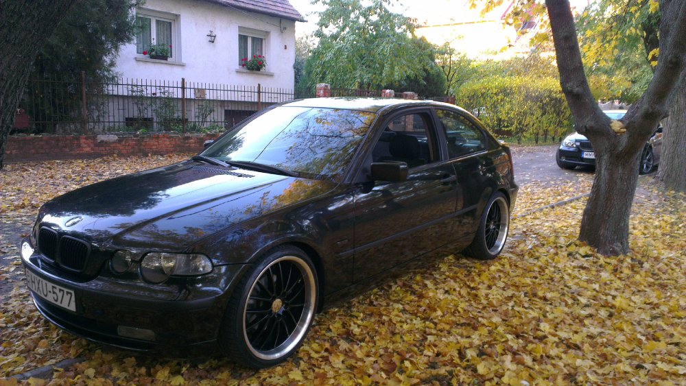 E46 Compact Sapphire Black Metallic + 19" Breyton - 3er BMW - E46