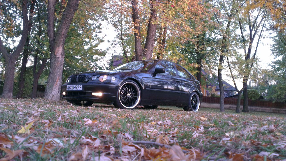 E46 Compact Sapphire Black Metallic + 19" Breyton - 3er BMW - E46