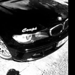 Black 325 Coup - 3er BMW - E46