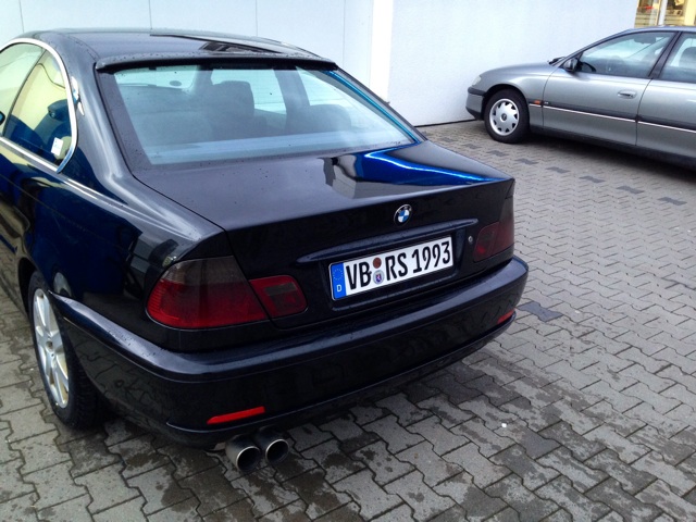 Black 325 Coup - 3er BMW - E46