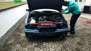 Familienprojekt/Winterauto - 3er BMW - E36