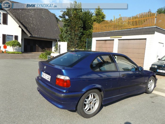 E36 318ti Daily Tobagoblau Fahrwerk/Felgen [ 3er BMW - E36 ...