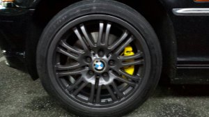 BMW Styling 67 Felge in 8x18 ET 47 mit Michelin Pilot Sport Reifen in 225/40/18 montiert vorn mit 15 mm Spurplatten Hier auf einem 3er BMW E46 330i (Coupe) Details zum Fahrzeug / Besitzer