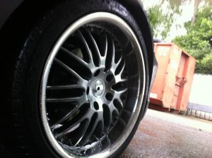royal wheels Gt20 Felge in 8.5x18 ET 35 mit Pneumant  Reifen in 245/35/18 montiert hinten Hier auf einem 3er BMW E46 318i (Coupe) Details zum Fahrzeug / Besitzer