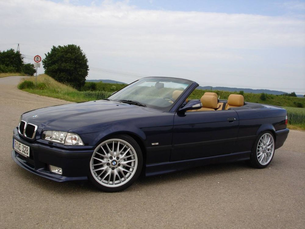 Beginner198s   E36, 328i Cabrio montreal-blau - 3er BMW - E36