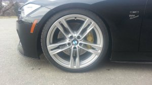 BMW 373M 650i Felge in 8.5x15 ET 44 mit Dunlop Sport Max Reifen in 245/35/20 montiert vorn Hier auf einem 3er BMW F30 320d (Limousine) Details zum Fahrzeug / Besitzer