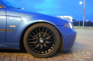 BMW V72 Speiche (M-Paket) Felge in 8x18 ET 35 mit Dunlop  Reifen in 225/40/18 montiert vorn Hier auf einem 3er BMW E46 318ti (Compact) Details zum Fahrzeug / Besitzer